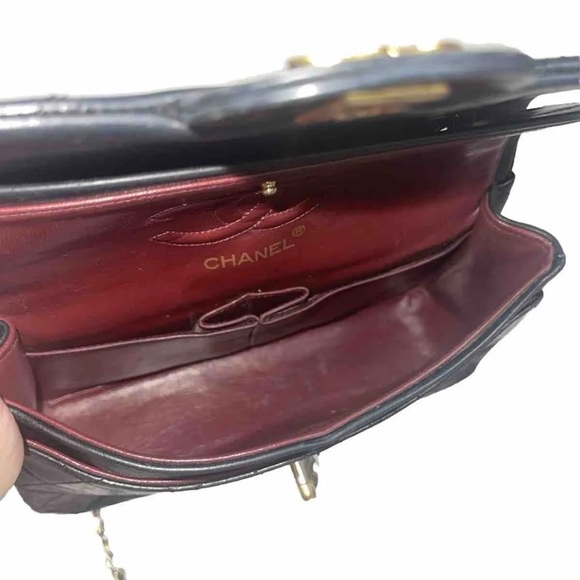 🖤 SALE!!Authentic Vintage small Chanel double flap - Picture 7 of 16